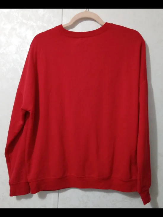 Coca Cola Red Graphic Pullover Crewneck Sweatshirt Size Large - Picture 3 of 4